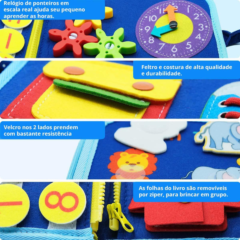 Aprender Brincando - Livro de Atividades Montessori